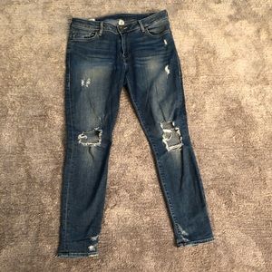 True Relgion Ripped Skinny Jeans